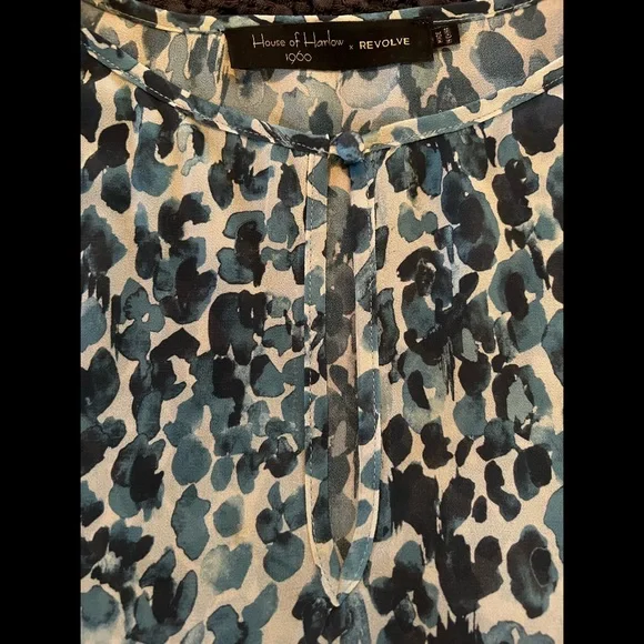 HOUSE OF HARLOW 1960 x Revolve Seymore Blouse - Size M - Picture 10 of 12